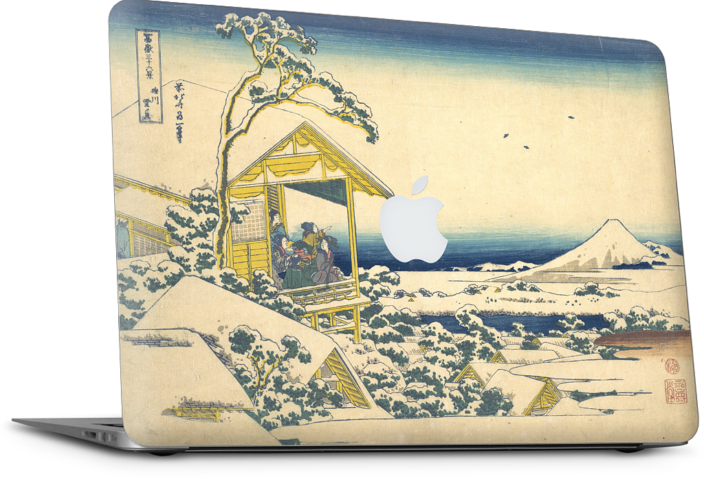 Morning After the Snow at Koishikawa in Edo (Koishikawa yuki no ashita) MacBook Skin
