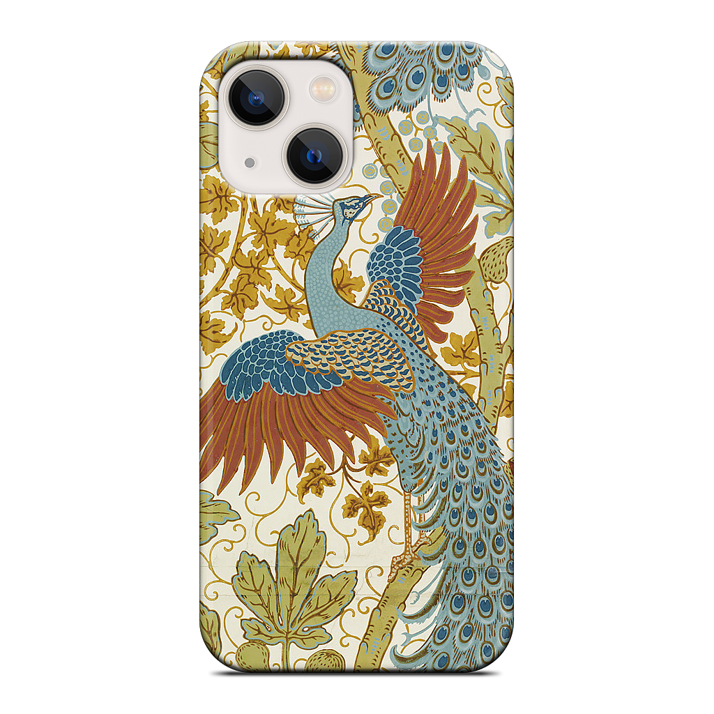 Fig and Peacock iPhone Case