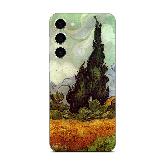 A Wheatfield with Cypresses Samsung Skin