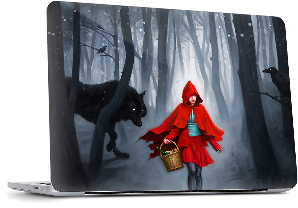 Little Red Riding Hood MacBook Skin