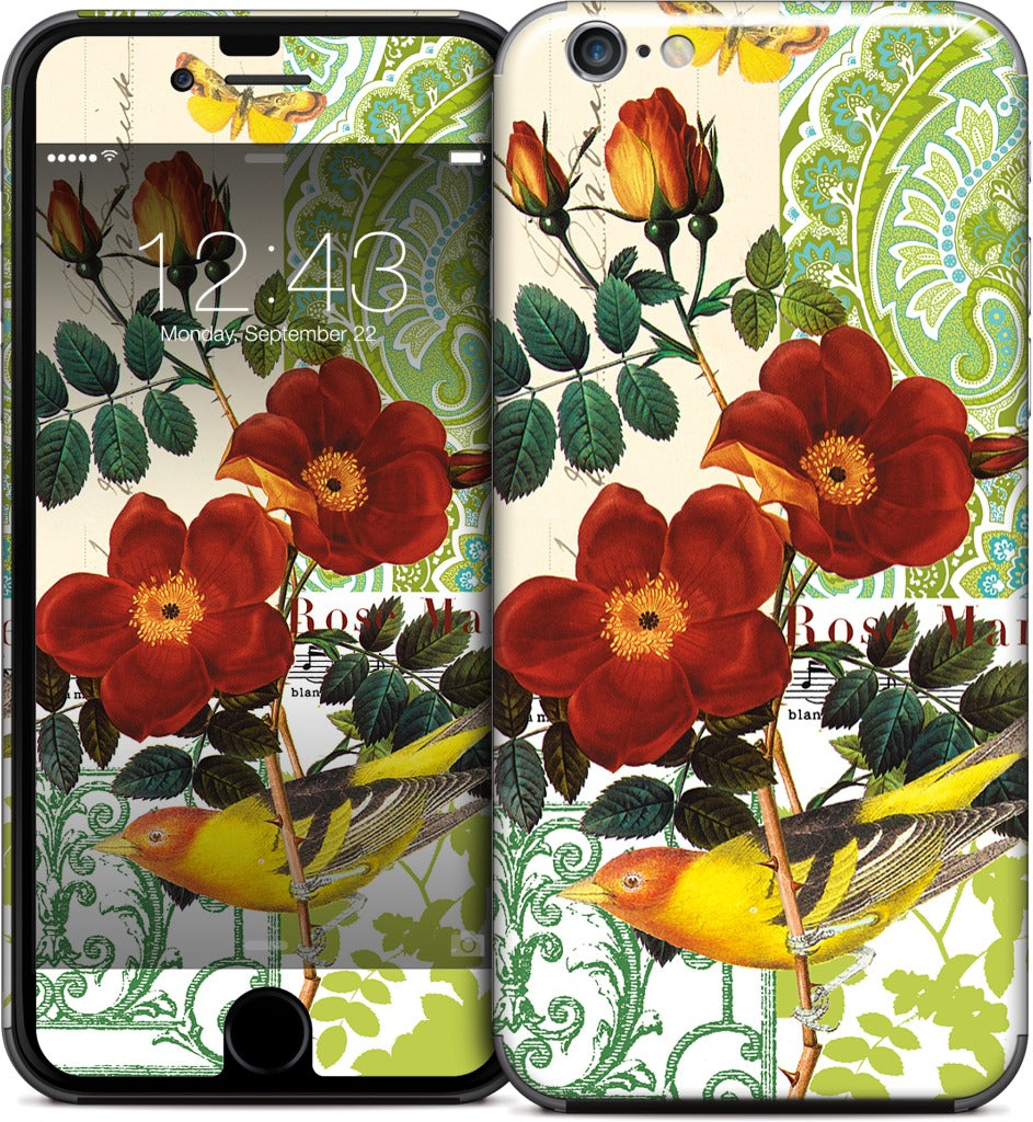 Rose Collage iPhone Skin