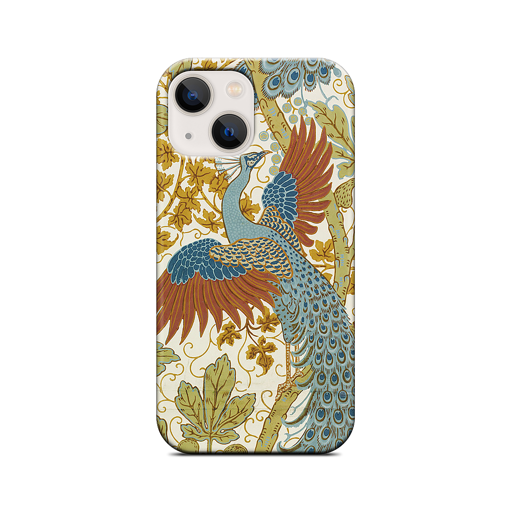 Fig and Peacock iPhone Case