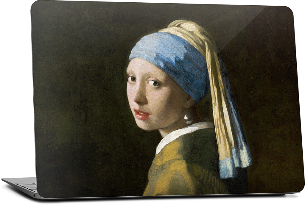 Girl with a Pearl Earring MacBook Skin