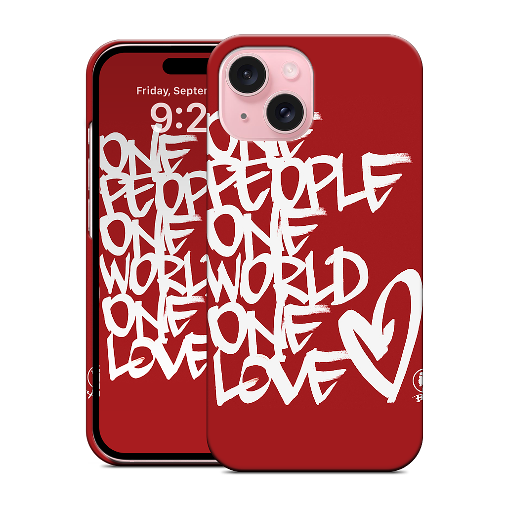 One People, One World, One Love iPhone Case