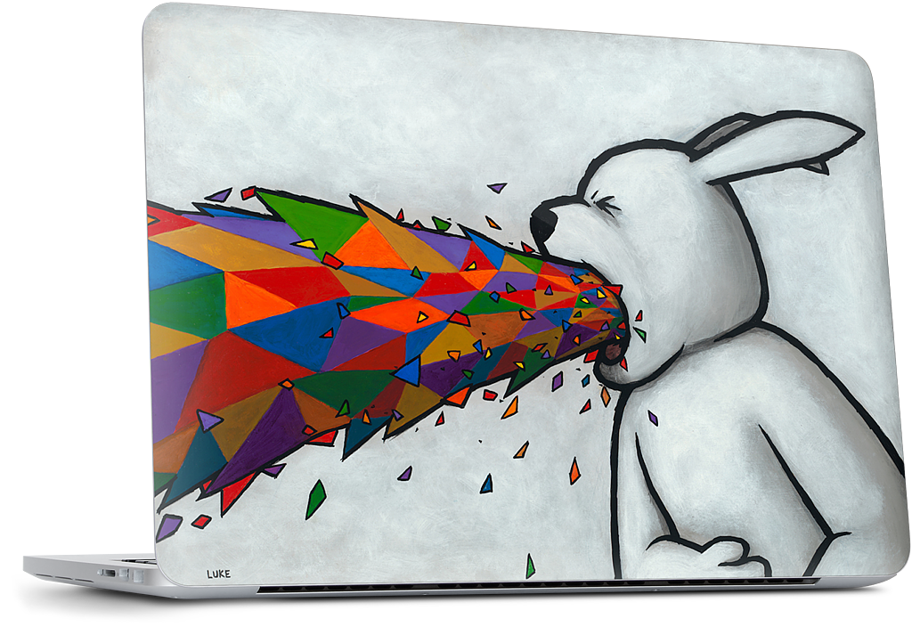 Some Trends Want To Make Me Puke MacBook Skin