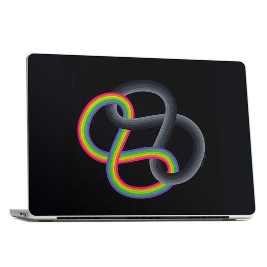 Light and Dark Go Hand in Hand MacBook Skin