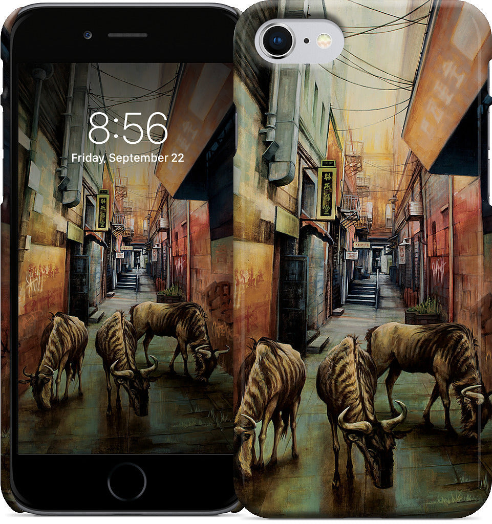 "Street of Three Beasts" -Levinson iPhone Case