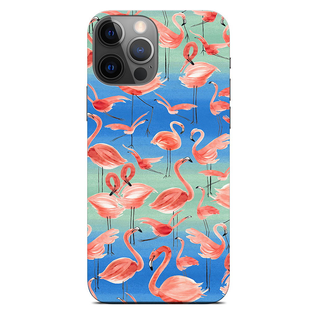 Flamingos iPhone Skin