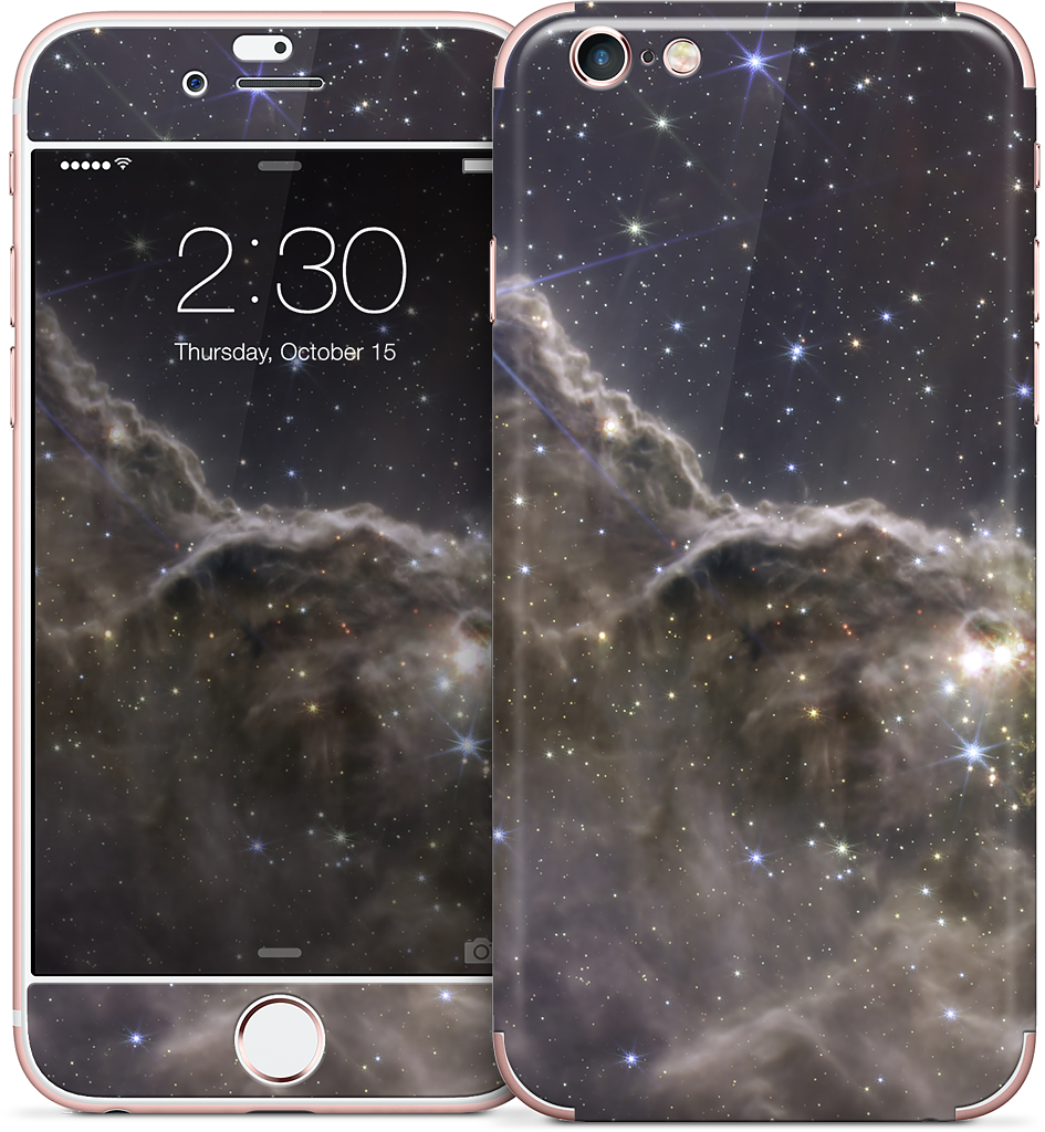 Cosmic Cliffs of Carina (MIRI and NIRCam Image) iPhone Skin