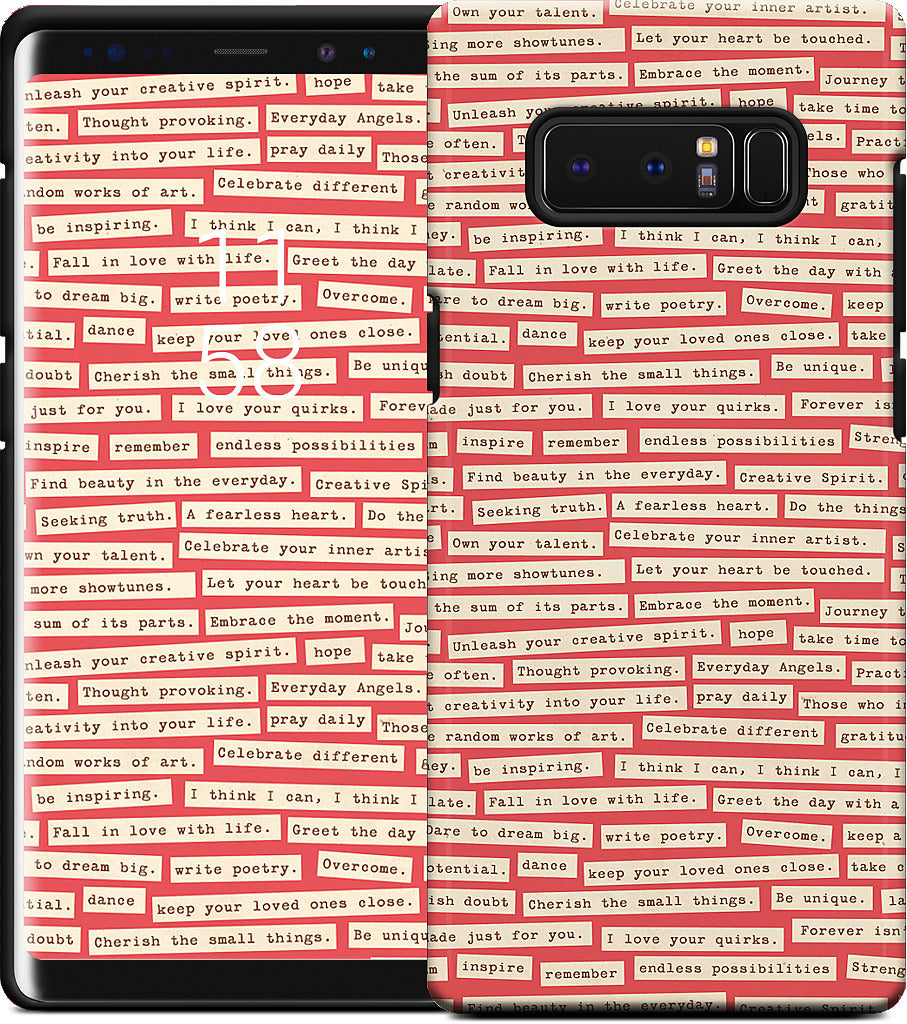 Happy Thoughts Samsung Case
