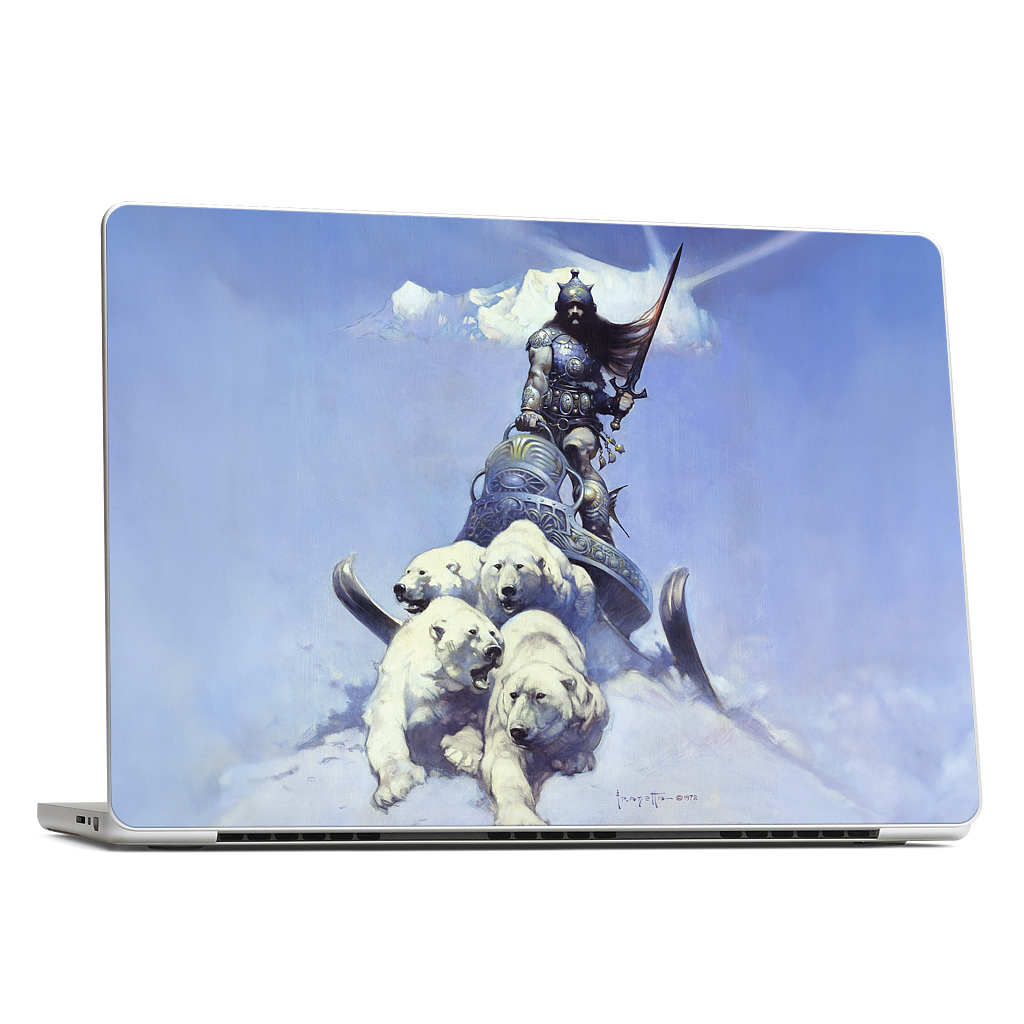Silver Warrior MacBook Skin