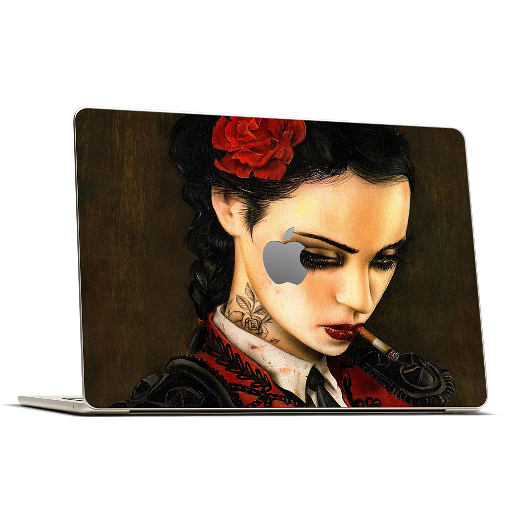 Bull Fight Her MacBook Skin