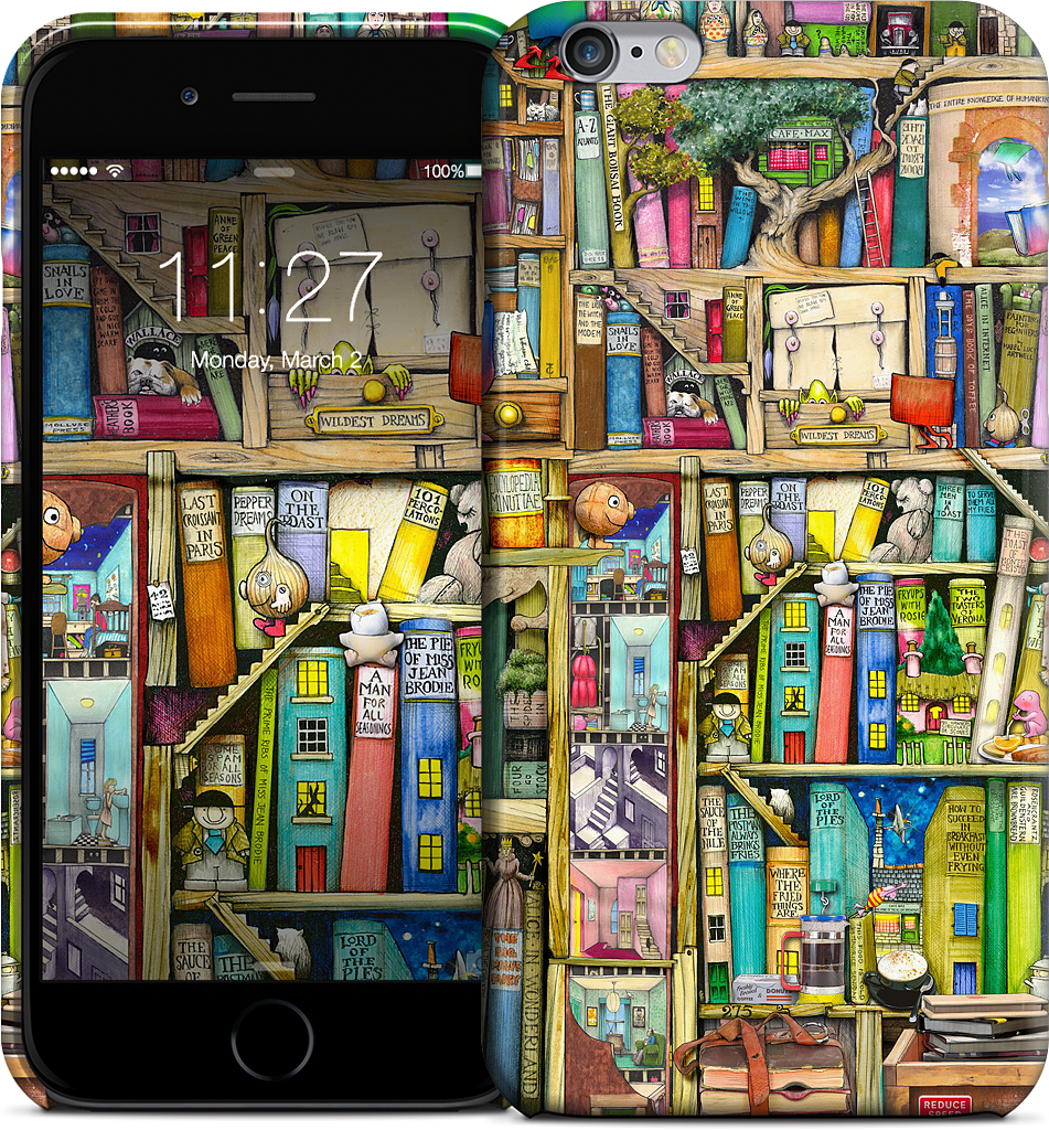 Bookshelf 2c iPhone Case
