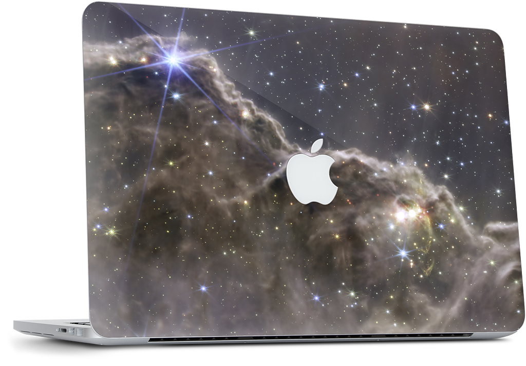 Cosmic Cliffs of Carina (MIRI and NIRCam Image) MacBook Skin