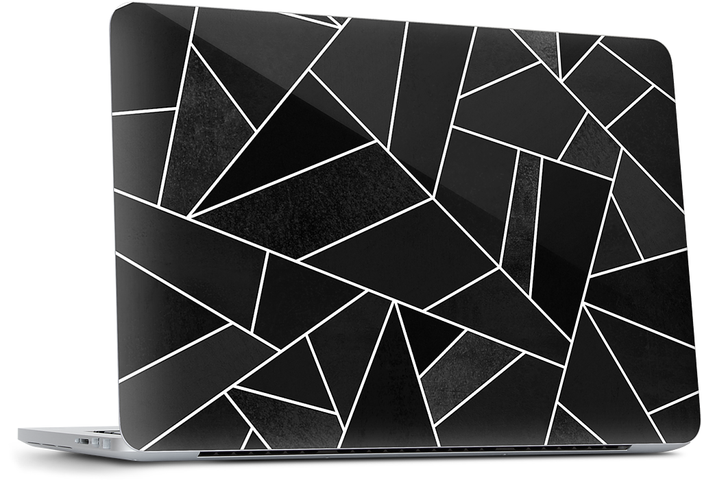 Black Stone MacBook Skin
