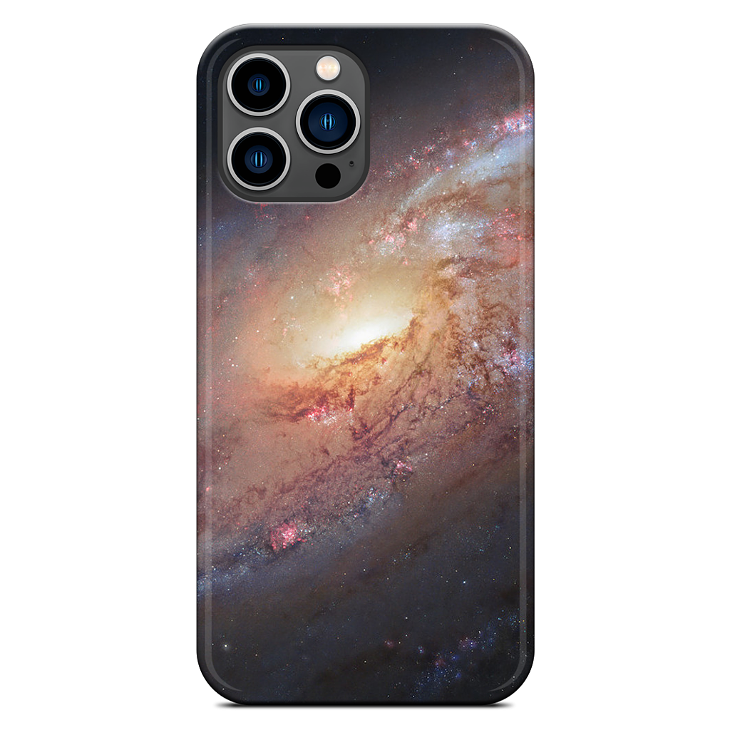 M106 Spiral Galaxy iPhone Case