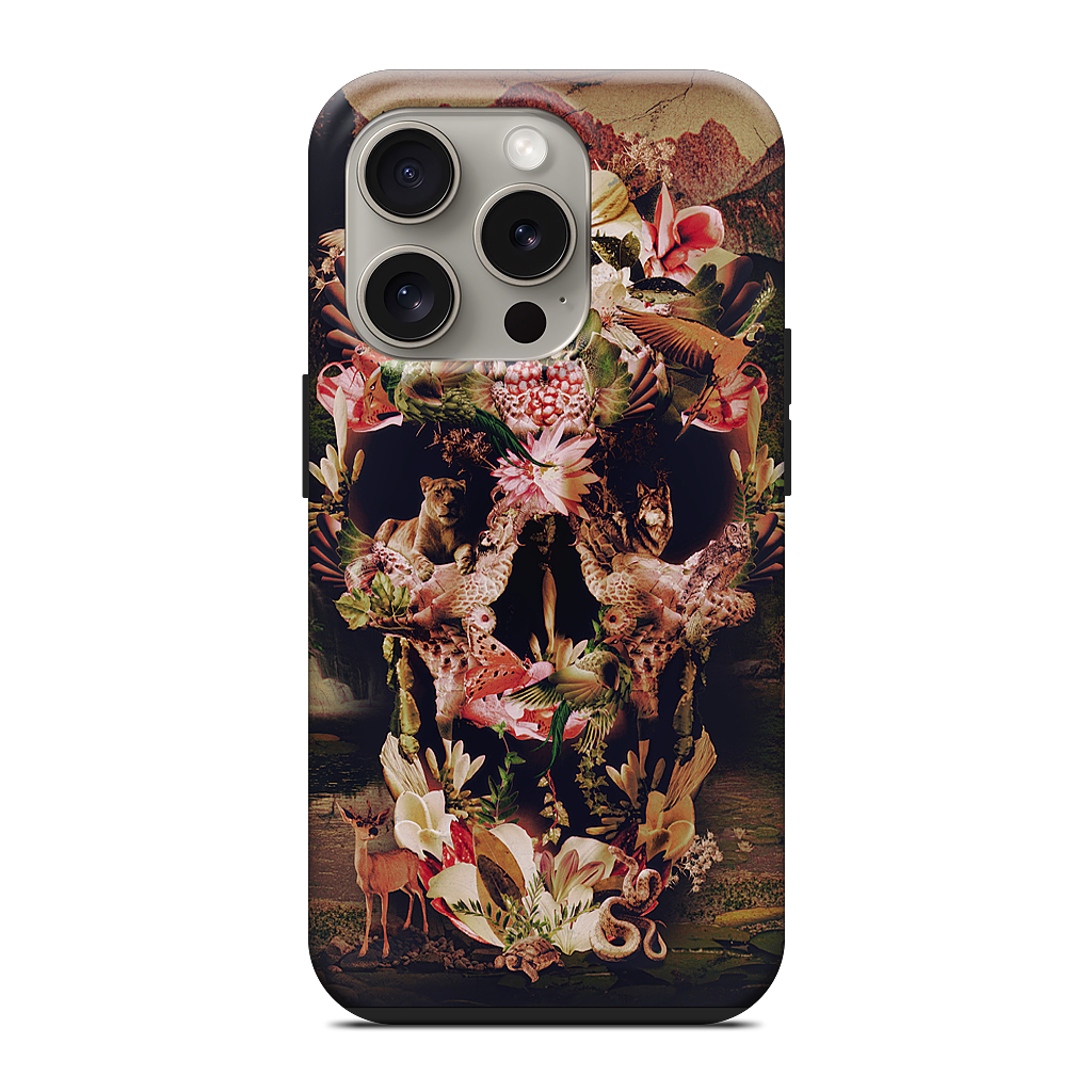 Jungle Skull iPhone Case