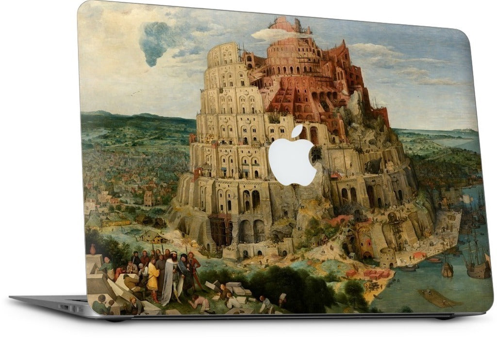 The Tower of Babel MacBook Skin