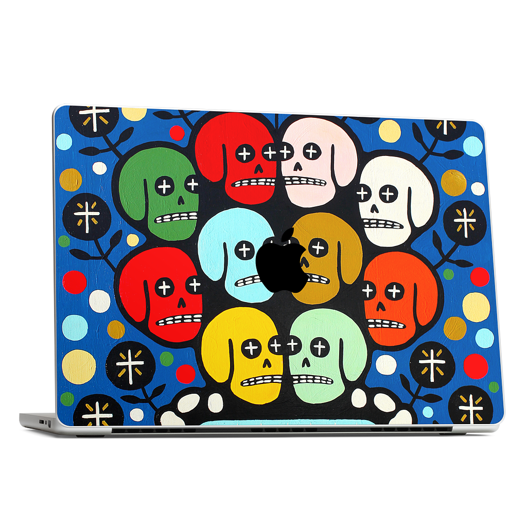 The Many Colors Of Death MacBook Skin