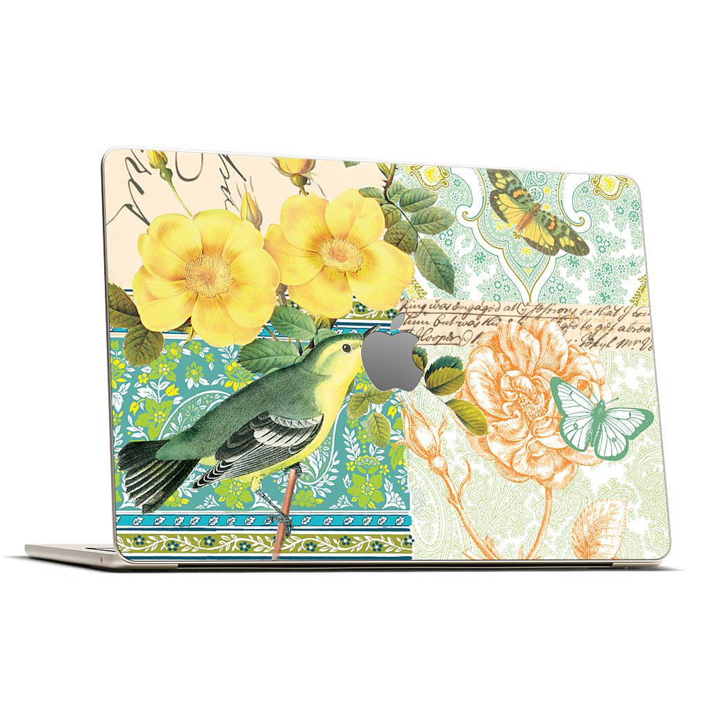 Yellow Bird MacBook Skin
