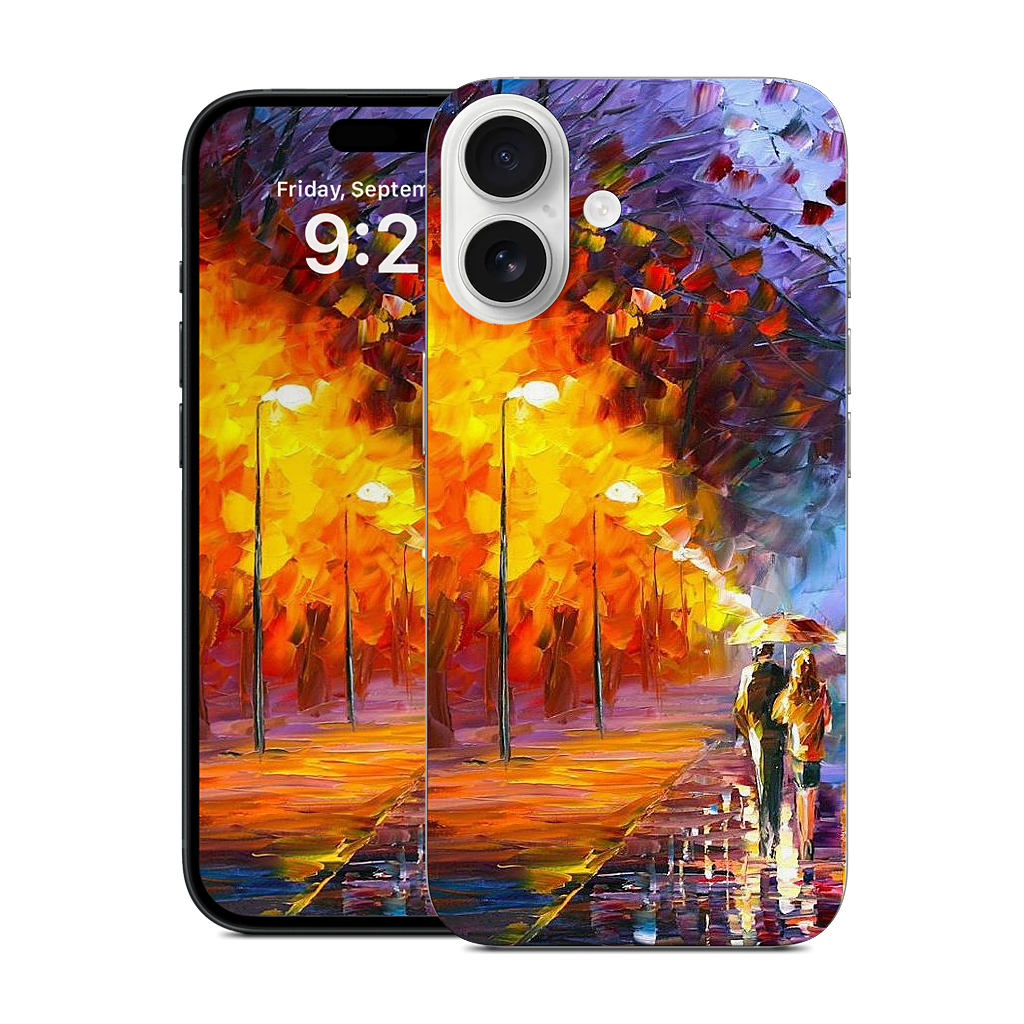 ALLEY BY THE LAKE by Leonid Afremov iPhone Skin