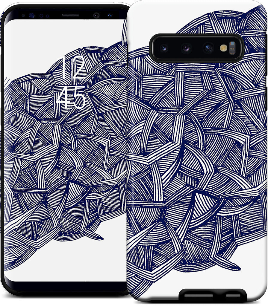 blue lines Samsung Case