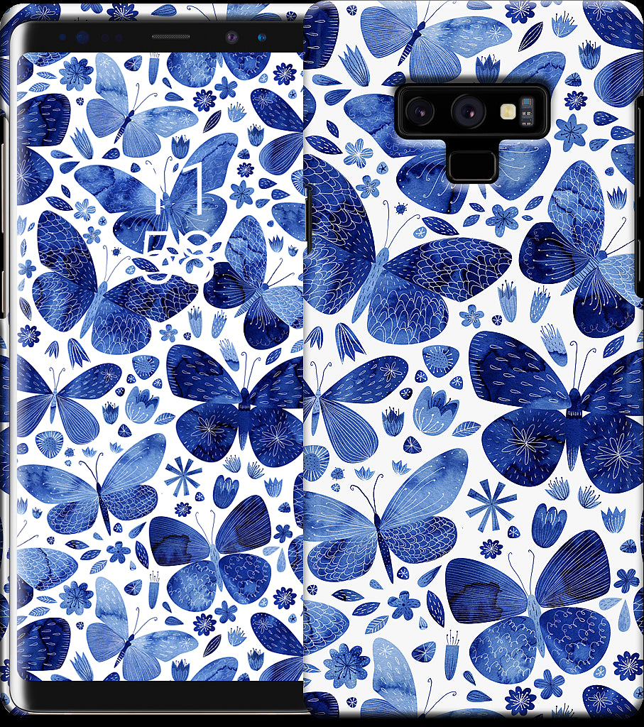 Blue Butterflies Samsung Case