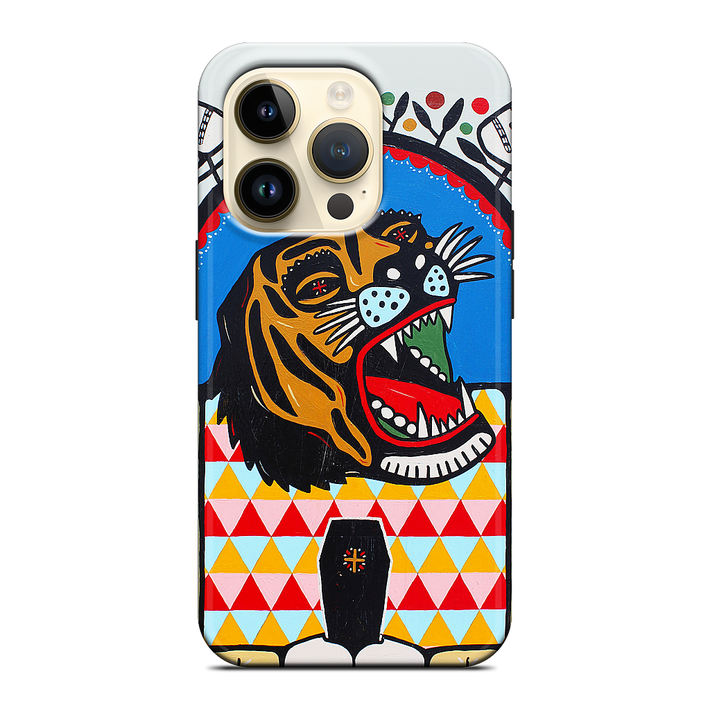 Tiger Coffin iPhone Case