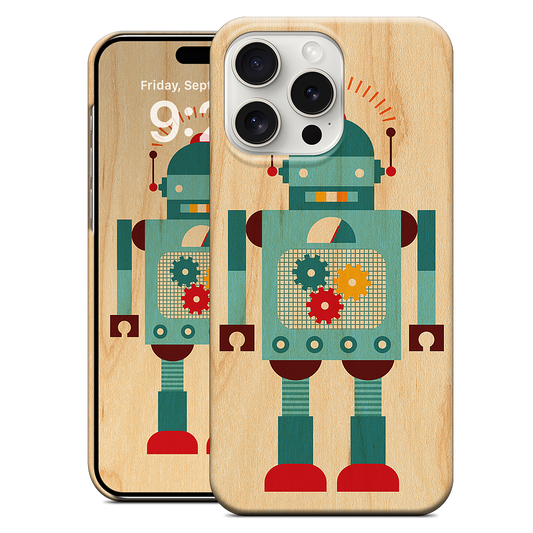 Blue Robot iPhone Case