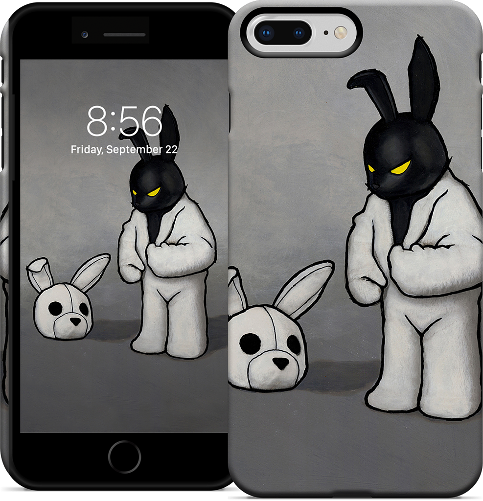 Black In White iPhone Case