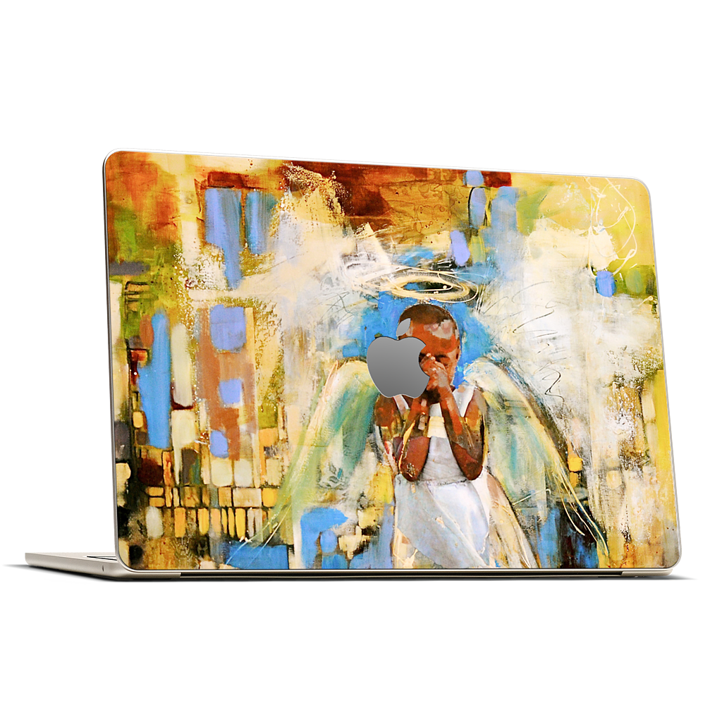 Shy Angel MacBook Skin