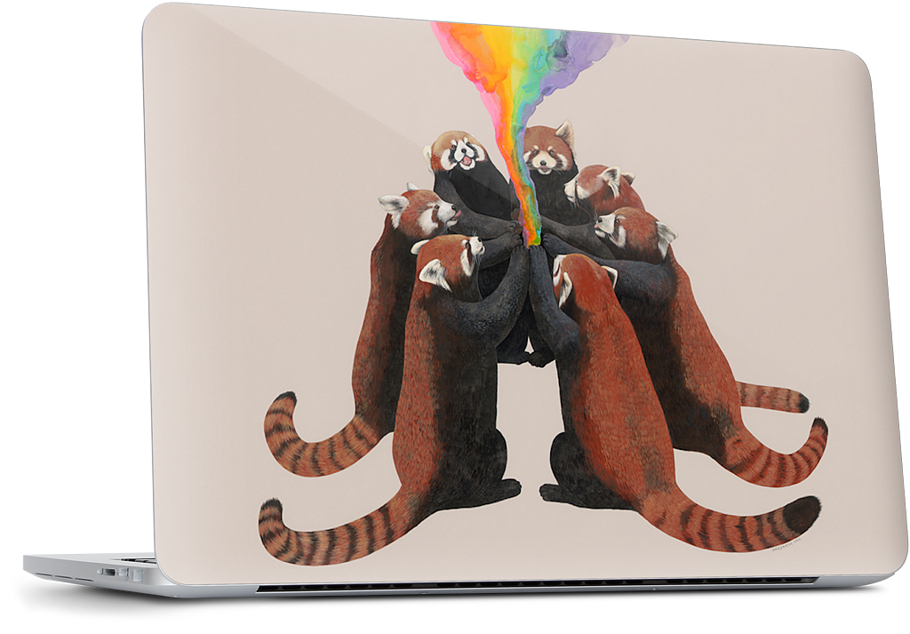 Red Pandas MacBook Skin
