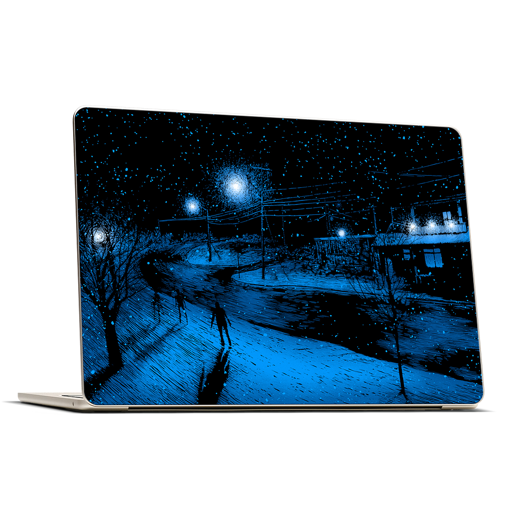 "i am a rabbit out of room" MacBook Skin