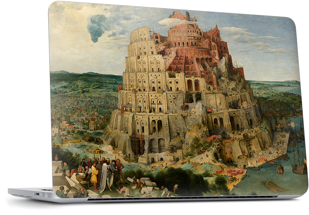 The Tower of Babel MacBook Skin