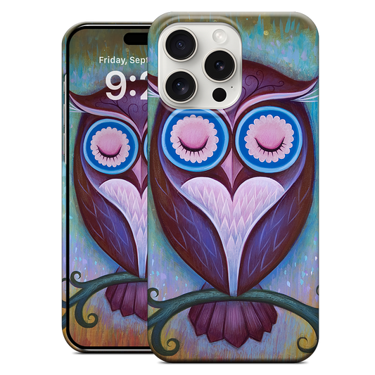 Sleepy Owl iPhone Case
