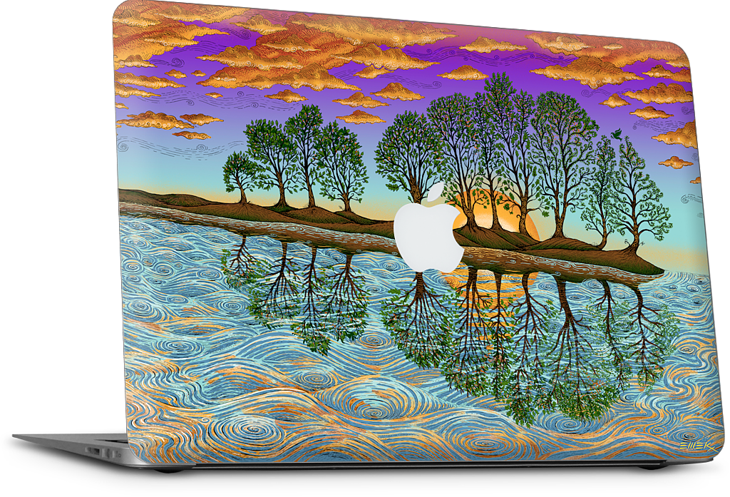 Guitar In Sea Major MacBook Skin