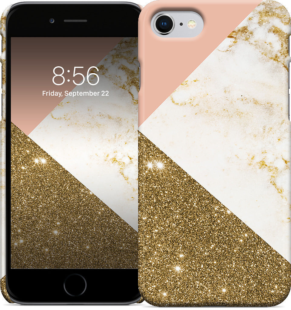 Gold Marble Collage  iPhone Case
