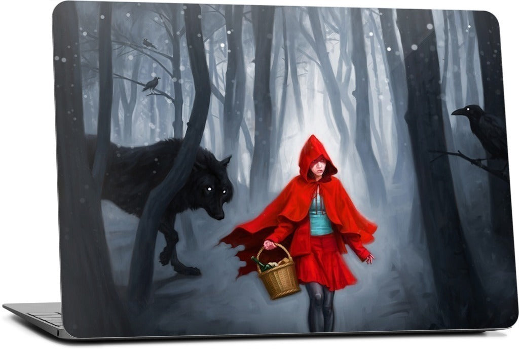 Little Red Riding Hood MacBook Skin
