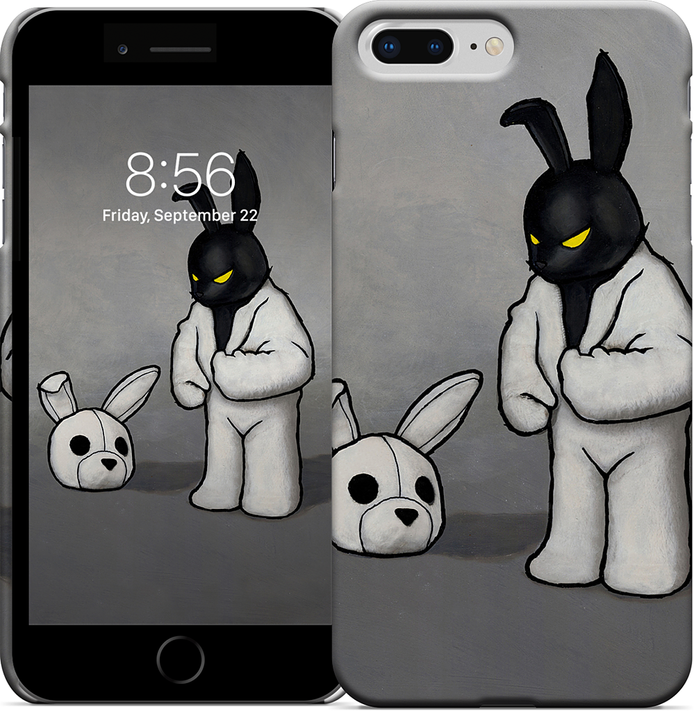 Black In White iPhone Case