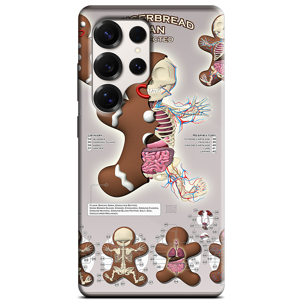 Gingerbread Man Dissected Samsung Case