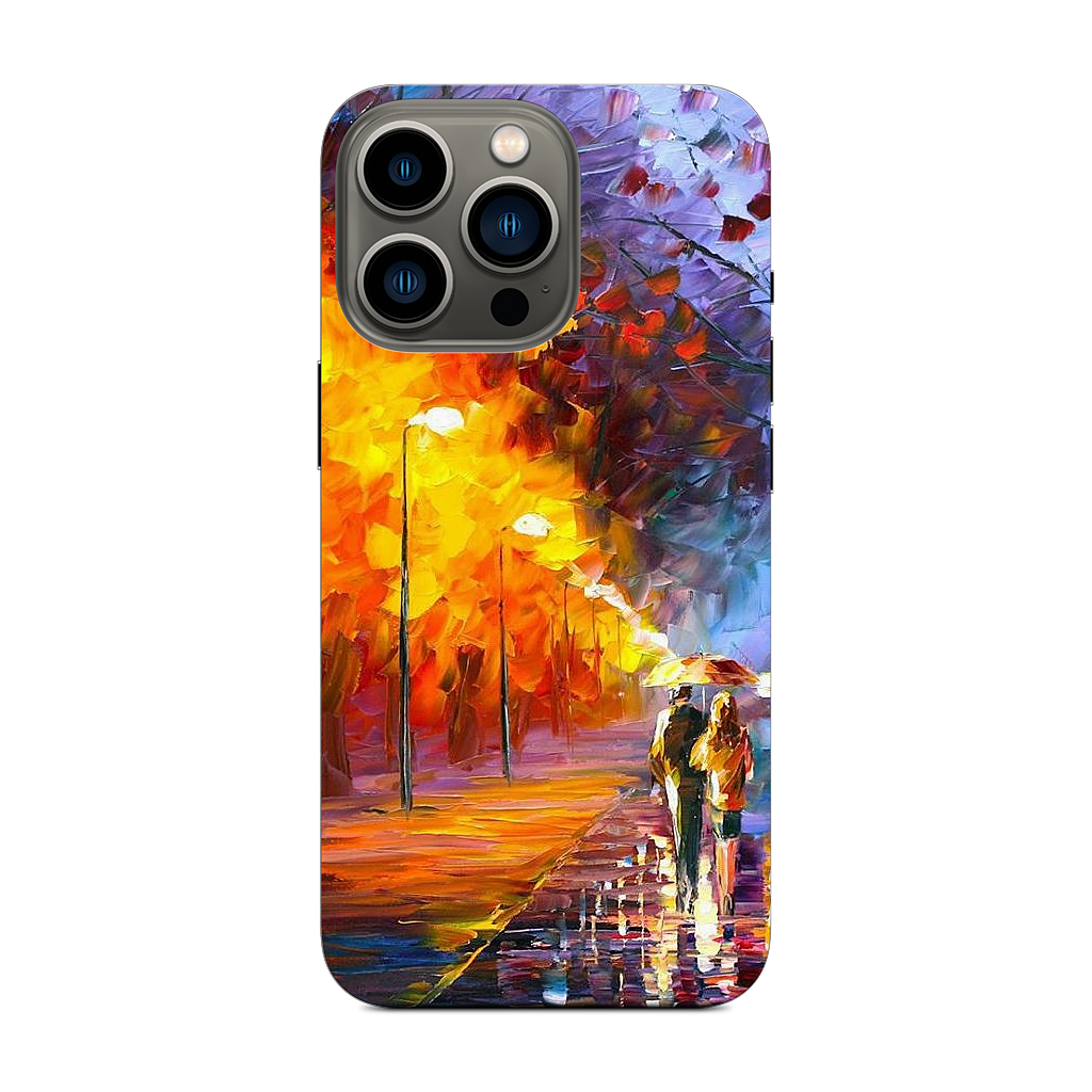 ALLEY BY THE LAKE by Leonid Afremov iPhone Skin