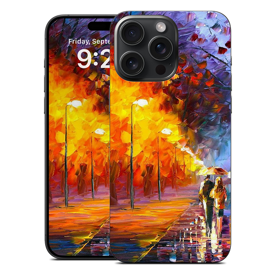 ALLEY BY THE LAKE by Leonid Afremov iPhone Skin