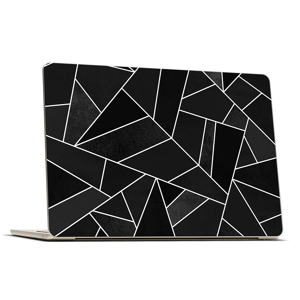 Black Stone MacBook Skin