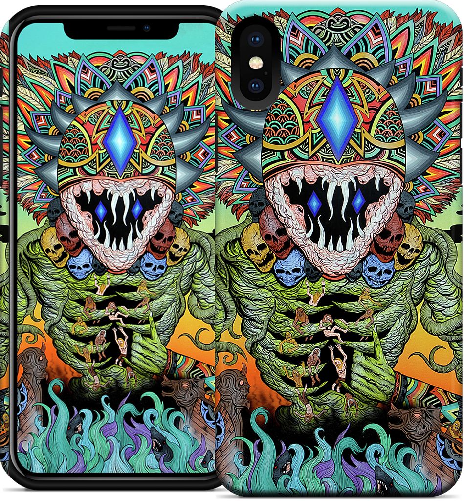 A Gleaming Destroyer iPhone Case