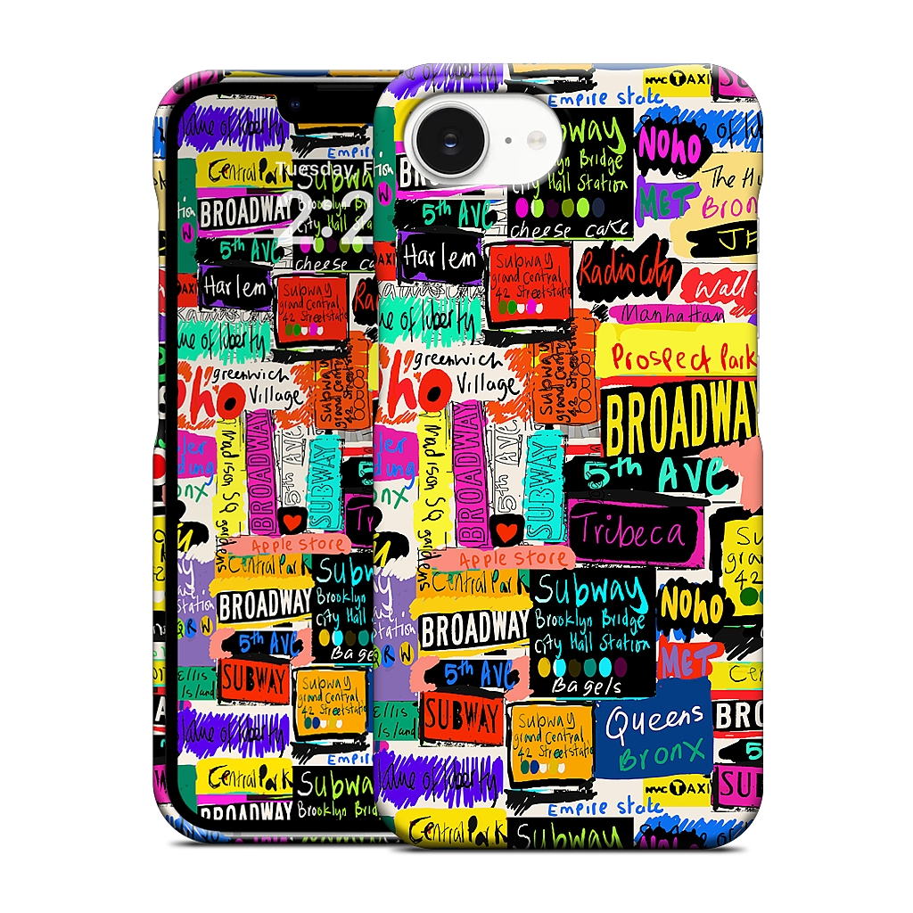 NYC Words iPhone Case