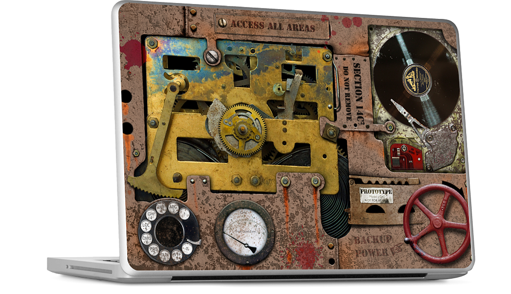 Steampunk MacBook Skin