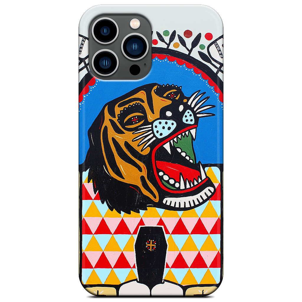 Tiger Coffin iPhone Case