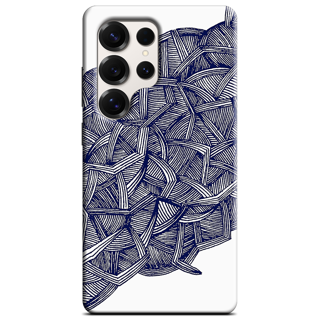 blue lines Samsung Case