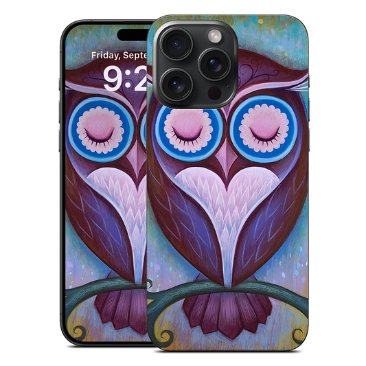 Sleepy Owl iPhone Skin