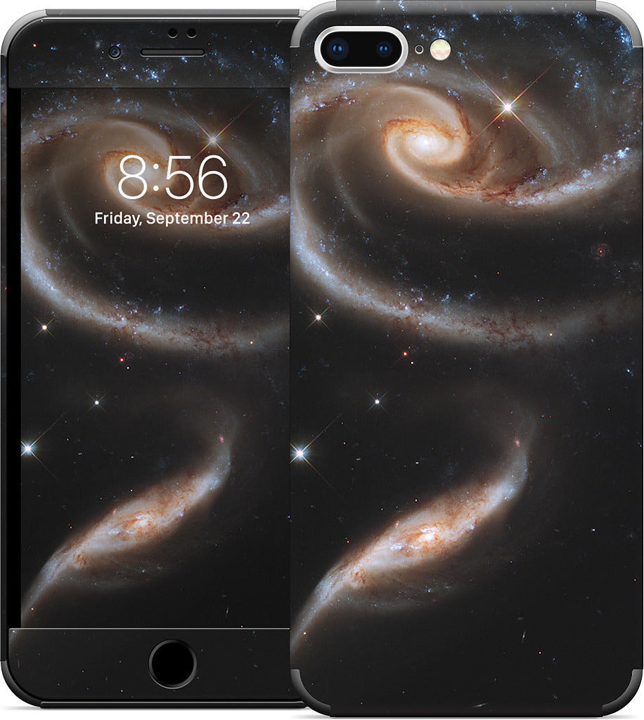 A Rose Of Galaxies iPhone Skin